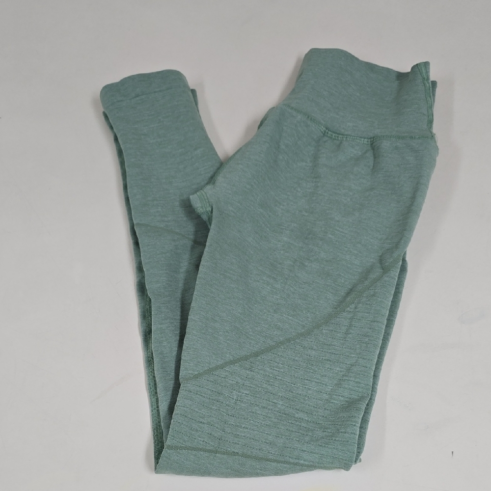 Alphalete Halo Mid Rise Athletic Leggings M Sage Green High Performance
